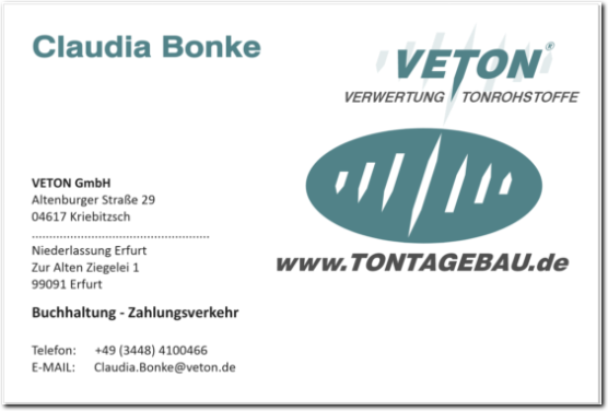 Visitenkarte Outlook Bonke, Claudia Visitenkarte Outlook Bonke, Claudia
